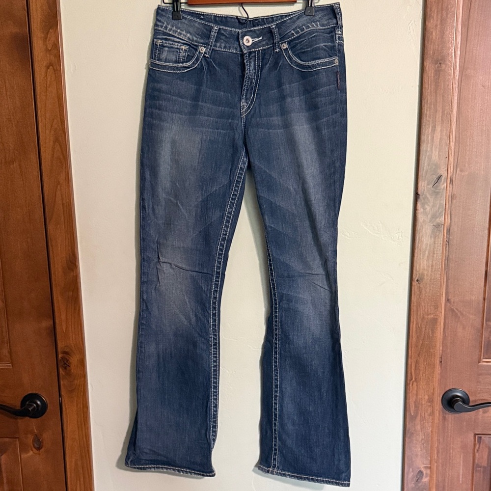 Silver Jeans Dark Blue Flare Women's Jeans